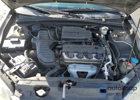 2005 Honda Civic Lx z USA, uszkodzony, nr VIN 2HGES16615H572202